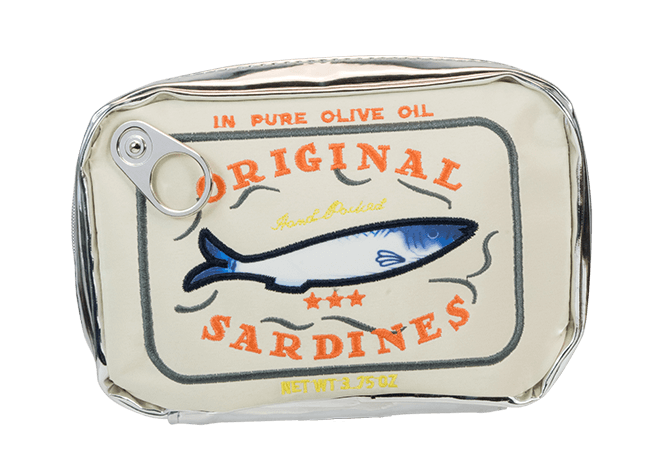 Sardinen-Kosmetiktasche Creme Kosmetiktasche Sardinenbüchse