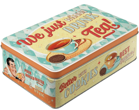 Geschenkdose Tea + Cookies