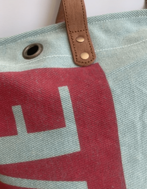 Segeltuchtasche Love Mint