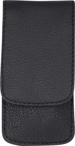 Nagel-Lederetui Siena 3teilig schwarz Nagel-Lederetui Siena 3teilig schwarz