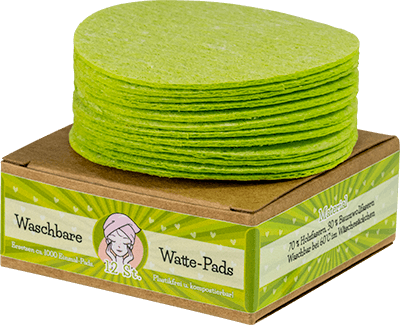 Waschbare Watte-Pads pink ohne Hintergrund