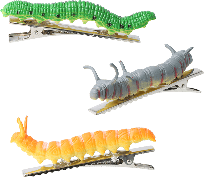 Haarspangen-Set Raupen Haarspangen-Set Raupen