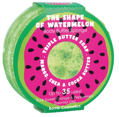 Watermelon Body Buffer Sponge Bomb Cosmetics Watermelon Body Buffer Sponge