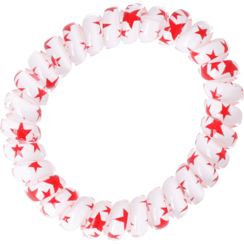 Spiral-Haargummis Flieder-Mix