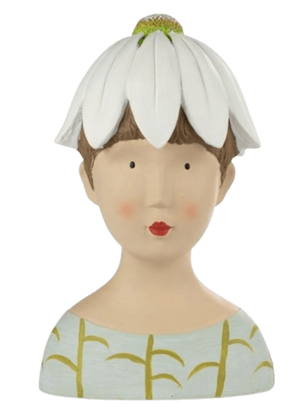 Dekokopf mit Kamillehut Dekokopf mit Kamillehut