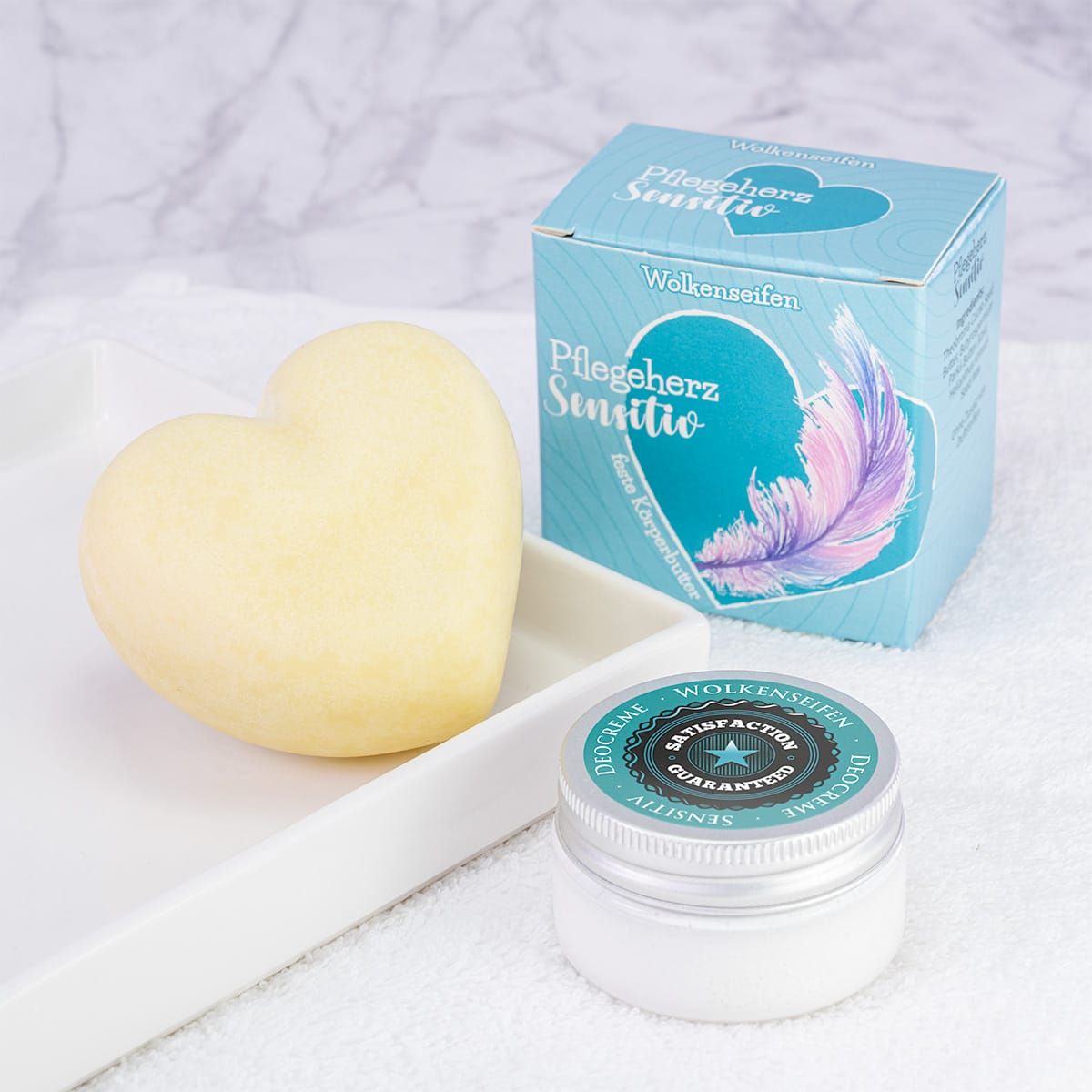 Pflegeherz sensitiv - ohne Duft