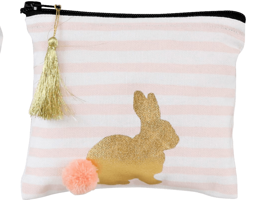 Kosmetiktasche Hase gestreift ohne Hintergrund