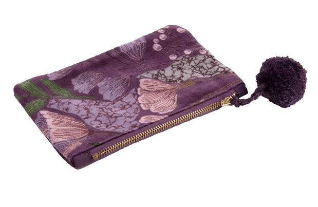 SamtKosmetiktasche Maye Purple