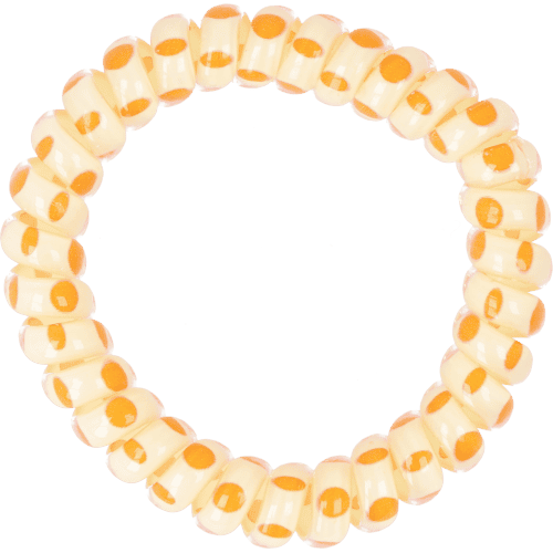 Spiral-Haargummis Gelb-Mix