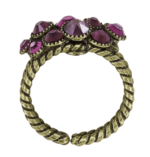 Water Cascade Ring Lila Water Cascade Ring Lila