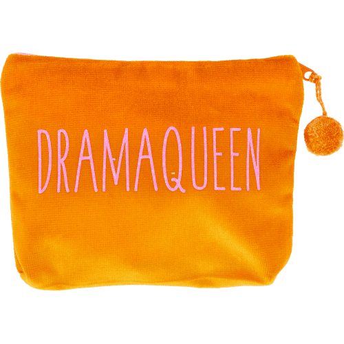 Tasche-HD groß Dramaqueen Orange Samt-Kosmetiktasche Frau Heidelberg