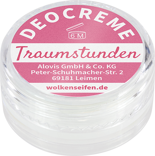 Deocremeprobe Traumstunden Wolkenseifen Deocreme Probe