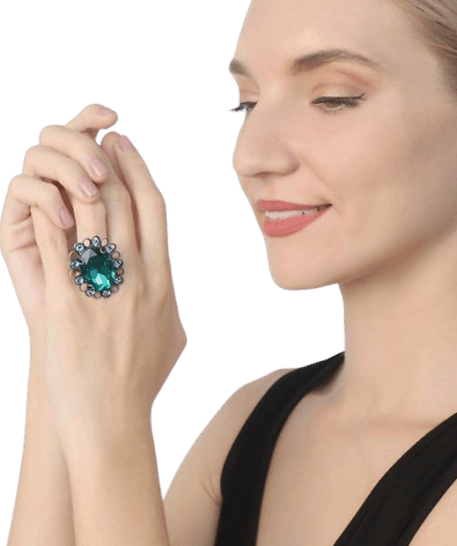 Gem Rocks Ring Grün Gem Rocks Ring Grün