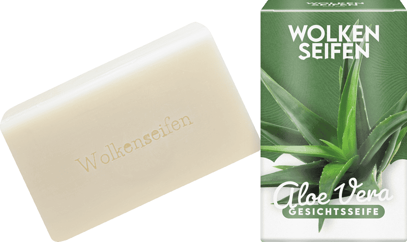 Wolkenseife Aloe Vera mit Tonerde Wolkenseife Aloe Vera mit Tonerde ohne Hintergrund