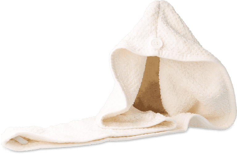 Mikrofaser Turban Creme