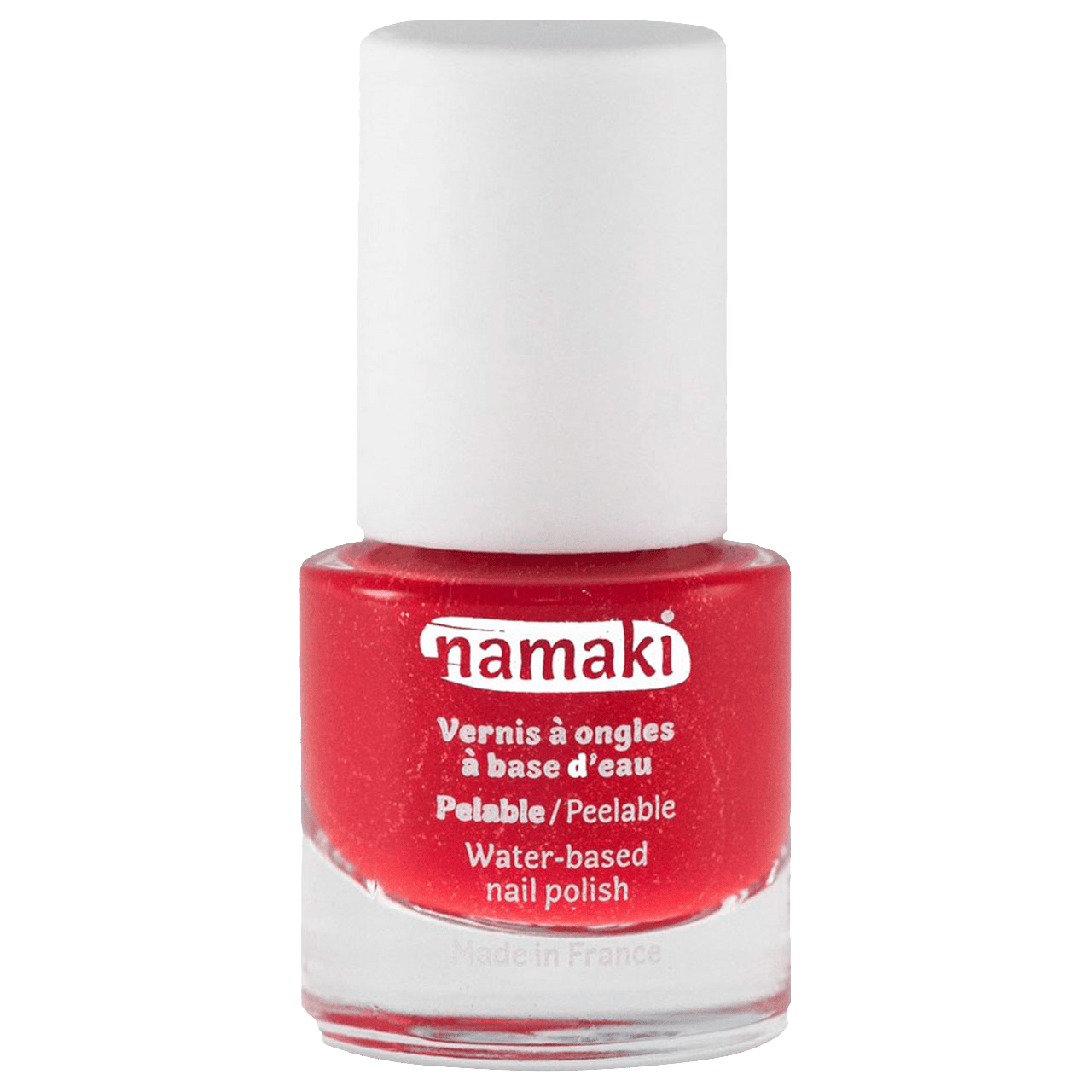 Bio-Kindernagellack Dunkelrot 11 (31) Namaki Bio-Kindernagellack auf Wasserbasis Dunkelrot 11 ohne Hintergrund