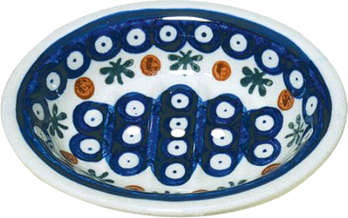 Seifenablage Bunzlauer Blaues Muster Seifenablage Bunzlauer Blaues Muster