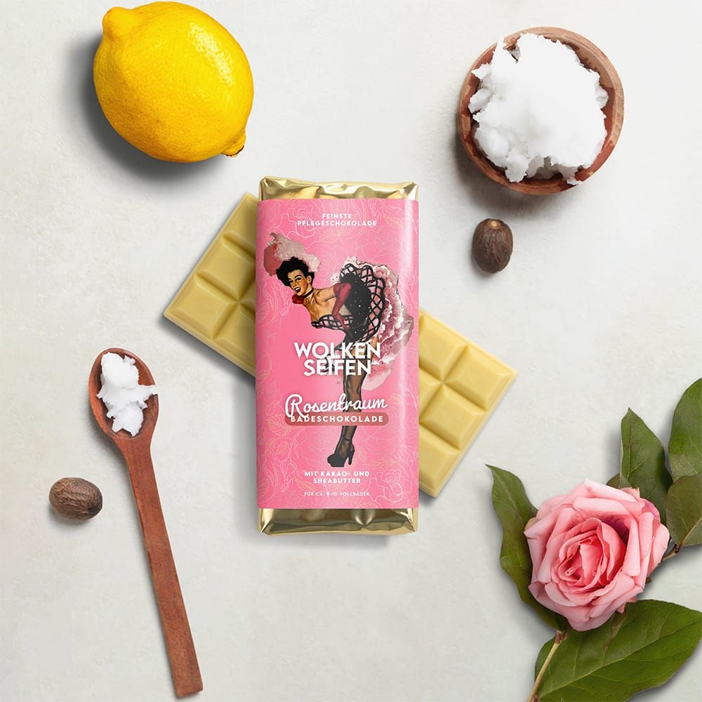 Badeschokolade Rosenträume Badeschokolade Rosenträume