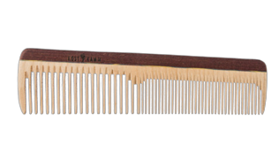 Frisierkamm grob/fein 16 cm Knotenkamm breit 19 cm ohne Hintergrund