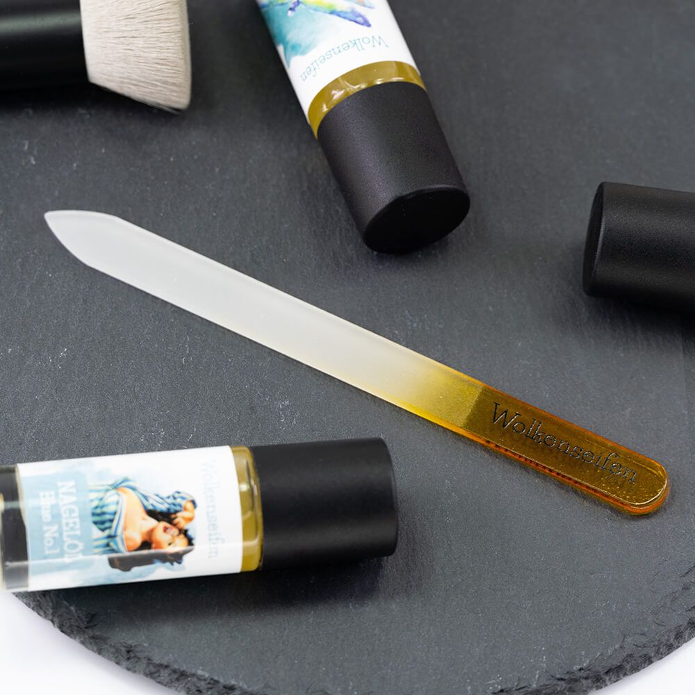 Glas-Nagelfeile Gelb Glas-Nagelfeile Gelb