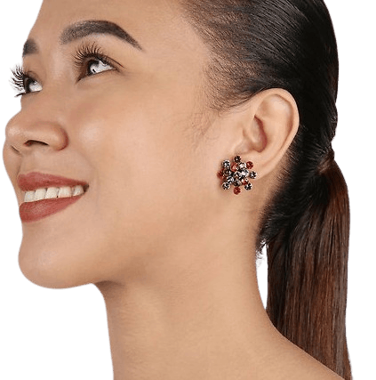 Magic Fireball Ohrstecker Rot-Lila Magic Fireball Ohrstecker Rot-Lila