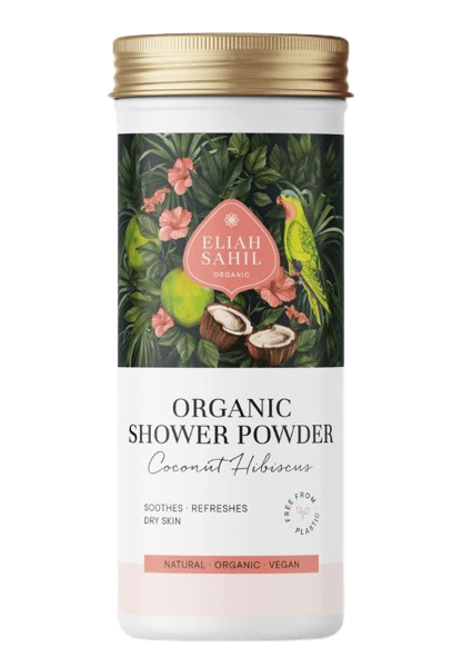 Shampoo Kamille Eliah Sahil Duschpulver Kokos-Hibiskus ohne Hintergrund